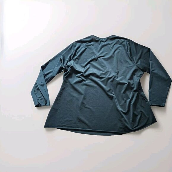 Top Womens 4X Lot of 2 Green Penningtons Melissa McCarthy Seven 7 LS Lagenlook - Picture 4 of 16